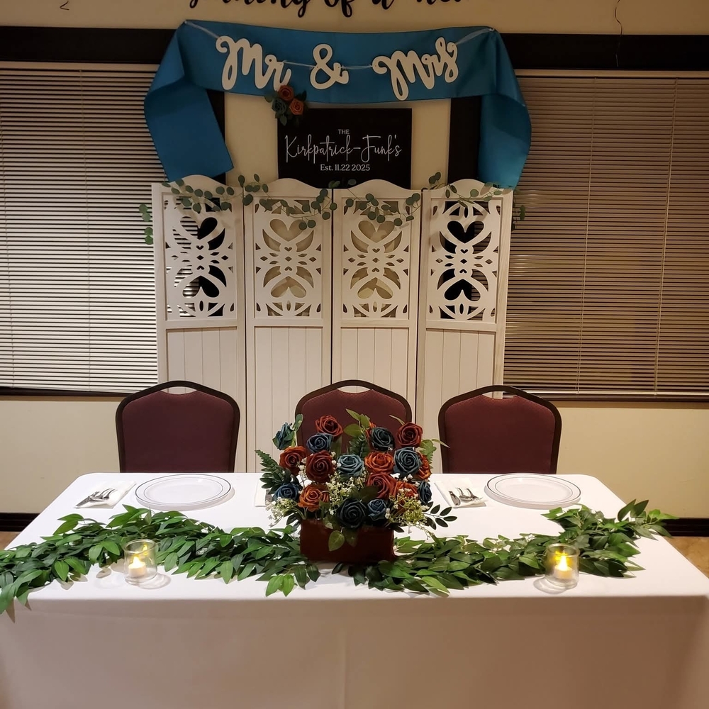 Selling All Decor In this Photo Besides The White Divider And Our Black Namesign